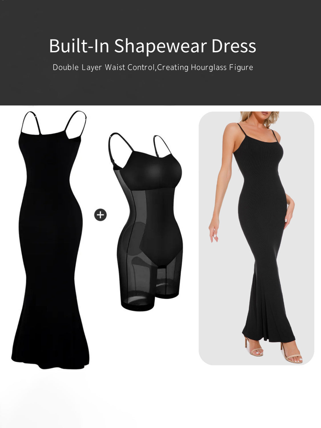 Newly Engaged Basic Built-In Shapewear Sleeveless Maxi Dress